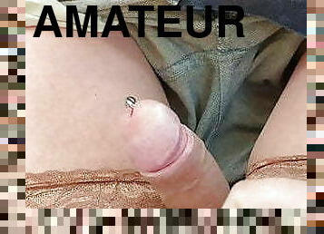 masturbation, utomhus, amatör, cumshot, gay, kamera, voyeur, strumpor, sprut, webbkamera