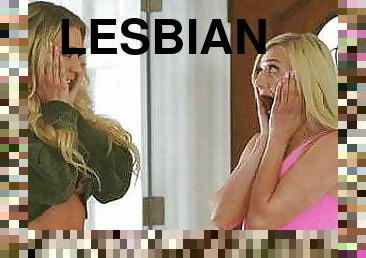 Blondes Katie Morgan &amp; Morgan Rain are having lesbian sex