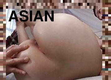 asiatisk, store-patter, gammel, fisse-pussy, sprøjte, japans, fingering, trekanter, 18-årige, undertøj