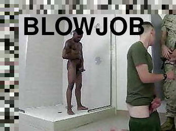 armé, bad, avsugning, gigantisk-kuk, blandade-raser, gay, gloryhole, amerikansk, dusch, kuk