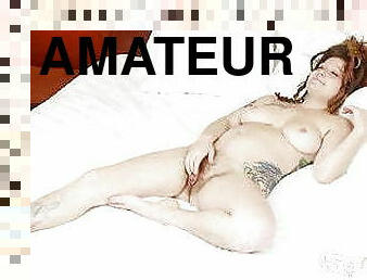 isot-tissit, masturbaatio, orgasmi, pillu-pussy, amatööri, anaali, lelu, punapää, kiimainen, dildo