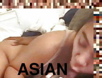 asiatisk, avsugning, arabisk, slyna, bitch