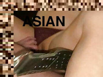 asiatisk, swingers, fru, blandade-raser, milf, bdsm, trekant, blond, bondage, bisexuell