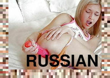 onani, russisk, anal, skønheder, teenager, legetøj, blond, knepning-fucking, dildo, nærbillede