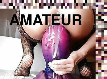 fausten, masturbieren, orgamus, dilettant, spielzeug, latina, ficken, dildo, riesen