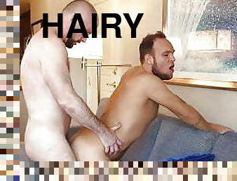 HAIRYANDRAW Adam James And Sebastian Sax Bareback Hardcore