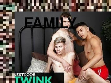 Latino Tyler Asks His Stepbrother To Join A Threesome - NextDoorTwink