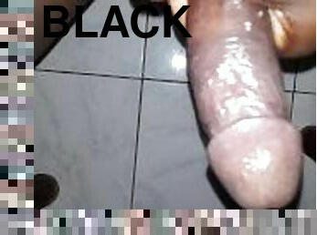 Black cock and fleshlight equal Cumshot....