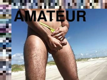 masturbacija, vani, u-javnosti, stidni, amaterski, homo, latine, plaža, tong