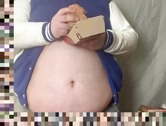 McDonald’s belly stuffing