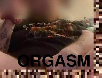 masturbation, orgasm, amatör, sprut, ensam, rökning