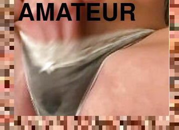 masturbation, orgasm, fitta-pussy, amatör, brudar, trosor, sprut, kåt, fetisch, ensam