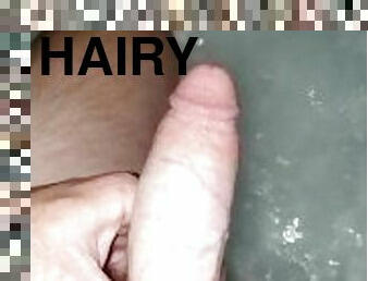 Ginger bear playing with dick in the hot tub