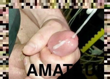 masturbation, amatör, cumshot, ensam, audition