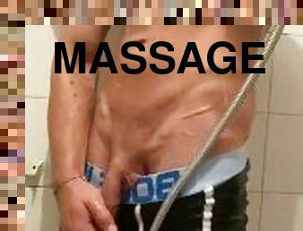 bad, pappa, masturbation, gammal, gay, hemmagjord, massage, blond, söt, äldre