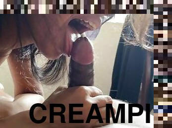 creampie, sprut, drickande