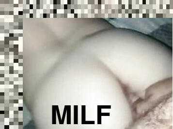 Our first sex tape, tight milf pussy