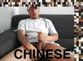 asiatisk, pappa, fet, gigantisk, masturbation, gay, bbw, juckande, sprut, söt