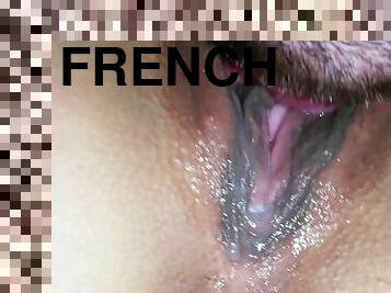 Best cunnilingus, clitoris and vagina licking, French girl gets her pussy eaten - Real amateur