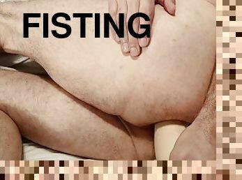 fisting, imens-huge, anal, jet-de-sperma, jucarie, cu-degetelul, sperma, dildo, solo, imens