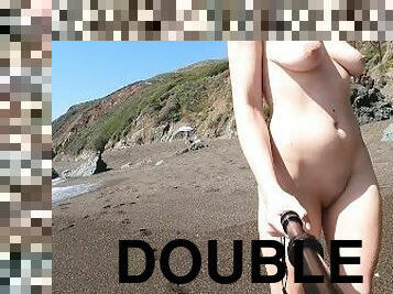 Double Video Teaser - Nude Beach Sunbathing and Nude Beach Walking!