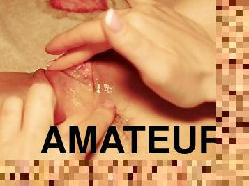 masturbation, fitta-pussy, amatör, brudar, tonåring, avrunkning, fingerknull, trosor, fetisch, vått