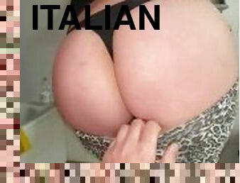 publik, milf, italiensk