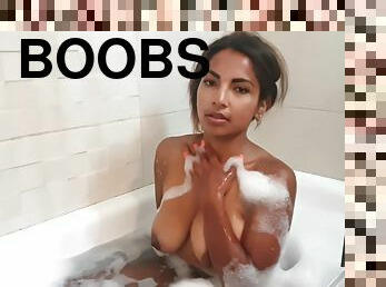 Latika Jha - Lj 006 - Big Boobs Amateur Indian Teen Fucking A Black Cock In Bathroom / Cim / Bbc