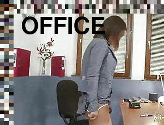 office masturbating