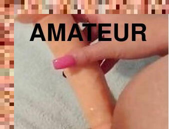 Anal dildo play