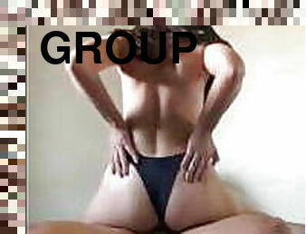 tetas-grandes, pezones, gangbang, sexo-en-grupo, sucio, zorra, corrida, rubia, follando-fucking, americano