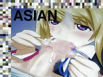 asiático, gay, japonesa, sexo-em-grupo, ejaculação, bukkake