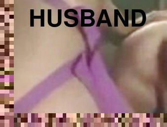 Pegging my muscular sexy husband