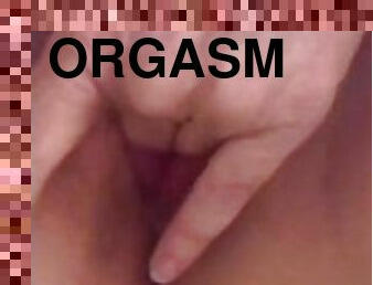 masturbation, orgasm, fitta-pussy, amatör, brudar, milf, tight, ensam, vått