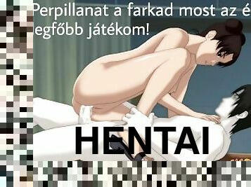 masturbation, jouet, secousses, ejaculation, anime, hentai, hongrois