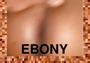 Ebony taking backshots