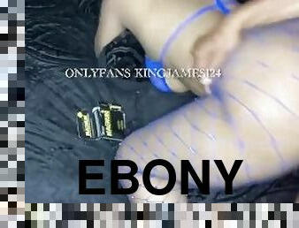 Ebony stripper takes dick all night after she leaves the club