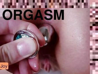 orgasm, amatör, anal, par, sprut, älskarinna, kuk