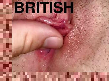 klitoris, orgazam, pička-pussy, amaterski, napaljeni, britanci, mokri