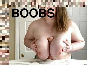 Huge Naked Tits Dildo Teaser