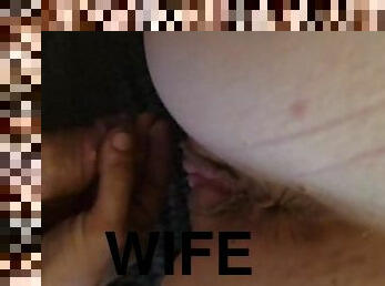 pounding my wife's pussy