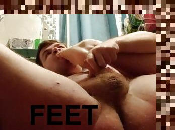 fötter, fetisch, footrunk