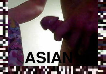 asiatisk, gay, japansk, gruppsex, trosor, bukkake