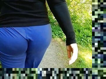 Wedgie Wife Huge Booty Public Walking