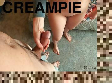 røv, kæmpestor, amatør, creampie, synsvinkel, sperm, røv-butt