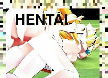 doggy-style, anal, knullande, hentai