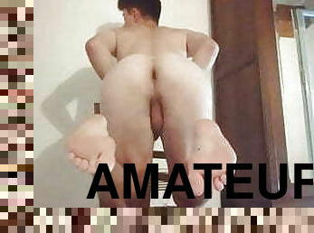 culo, masturbación, amateur, anal, juguete, gay, paja, pies, consolador, a-solas