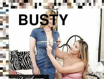 MommysGirl Busty Sarah Vandella Tries Some Slutty Dresses