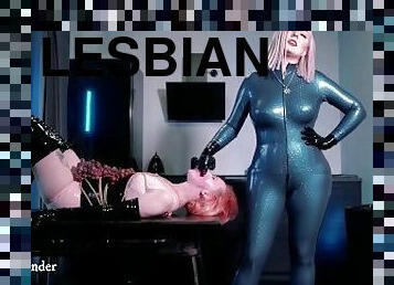 sexual erotic fun strap-on lesbian latex pleasure