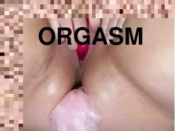 cul, masturbation, orgasme, giclée, amateur, anal, milf, jouet, latina, première-fois